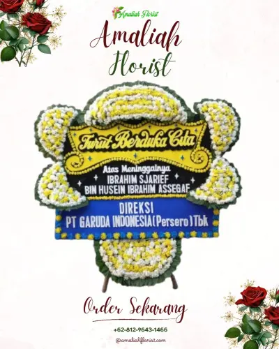 Papan Bunga Duka di Cakranegara Selatan