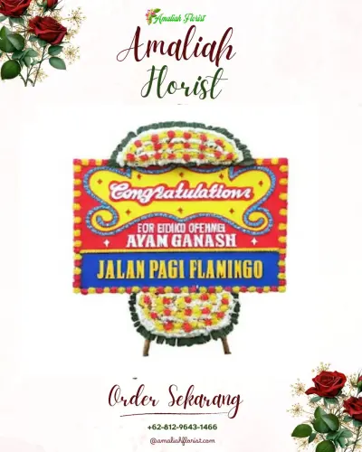 Bunga Papan Congratulation di Cakranegara Selatan